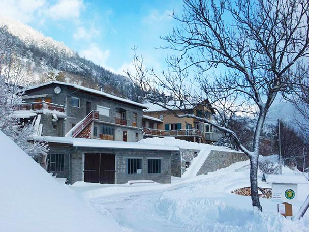 La ferme du Prasimon en hiver